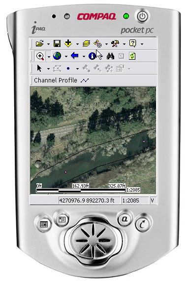 Shoreline survey - Main Interface